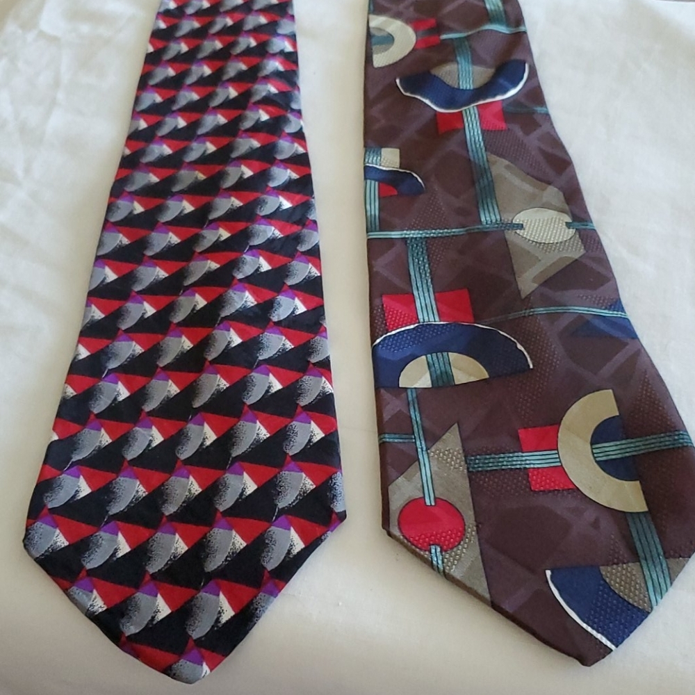 J.B. Laden & Co - Pair of silk ties